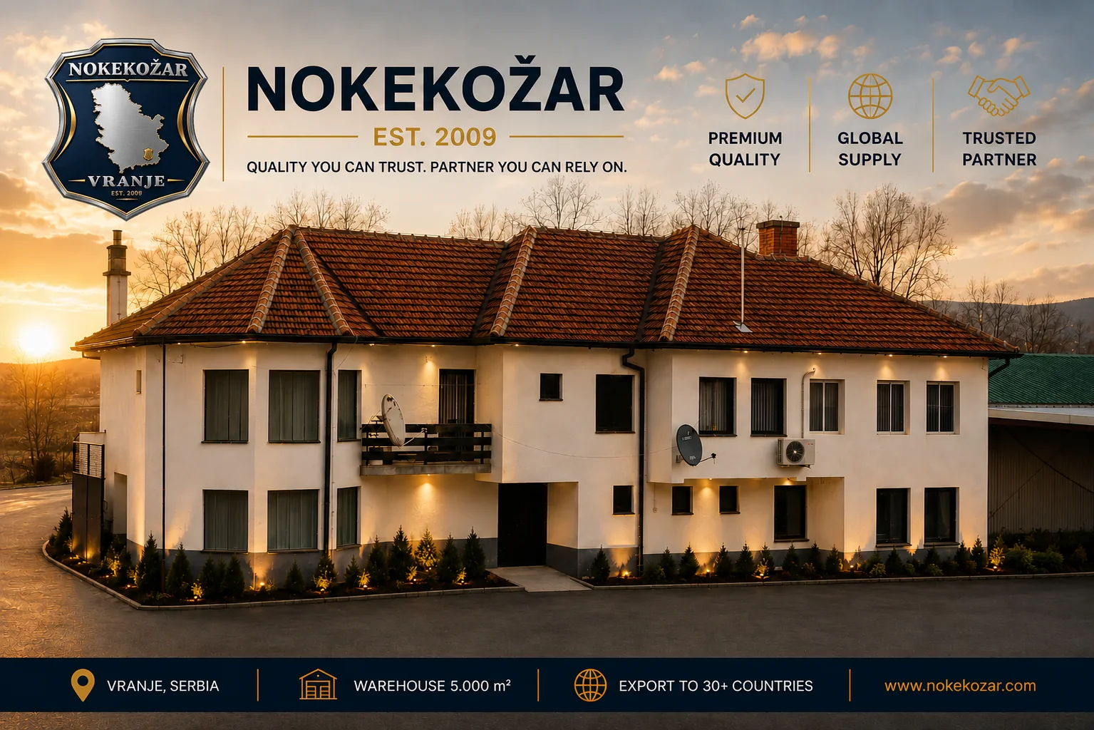 NOKEKOŽAR headquarters in Vranje